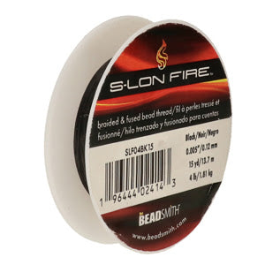 S-LON FIRE 4 LB BLACK 0.005 IN/.12mm DIA 15 YRD