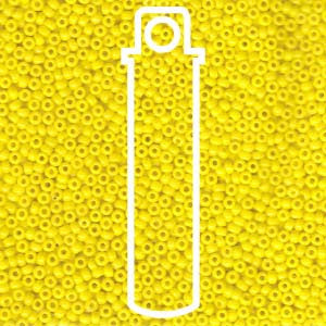 11/0 SEED BEAD-APRX 23GMS OPAQUE YELLOW 11-9404-TB