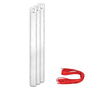 BOOKMARK LINEDOT DESIGN W/ RIBBON ALUM