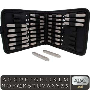 CHALKBOARD LTR SET UPPER CASE PUNCH 27 PC (3MM)