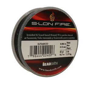 S-LON FIRE 6 LB BLACK 0.006 IN/.15mm DIA 50 YD