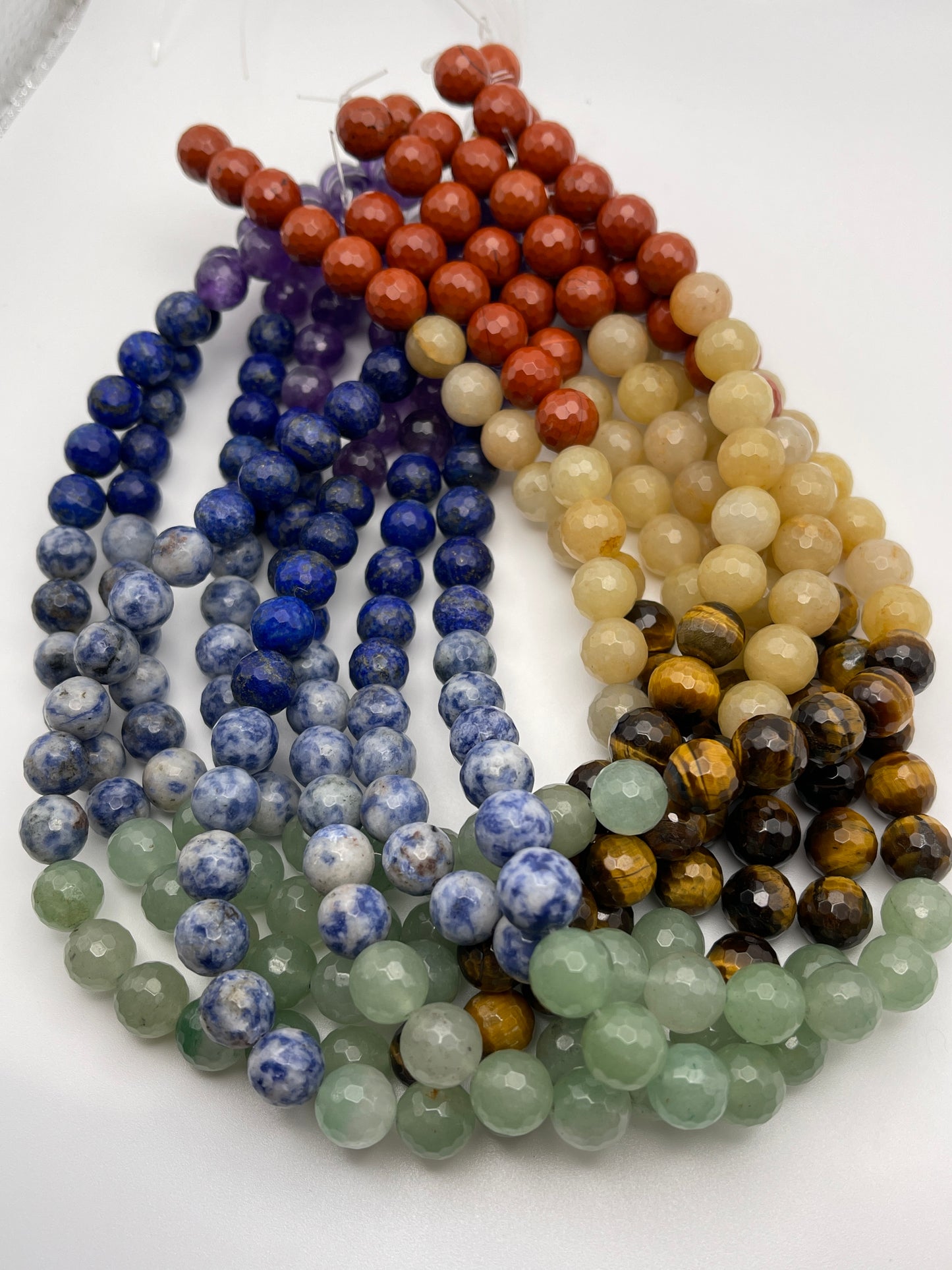 10mm Faceted Chakra.