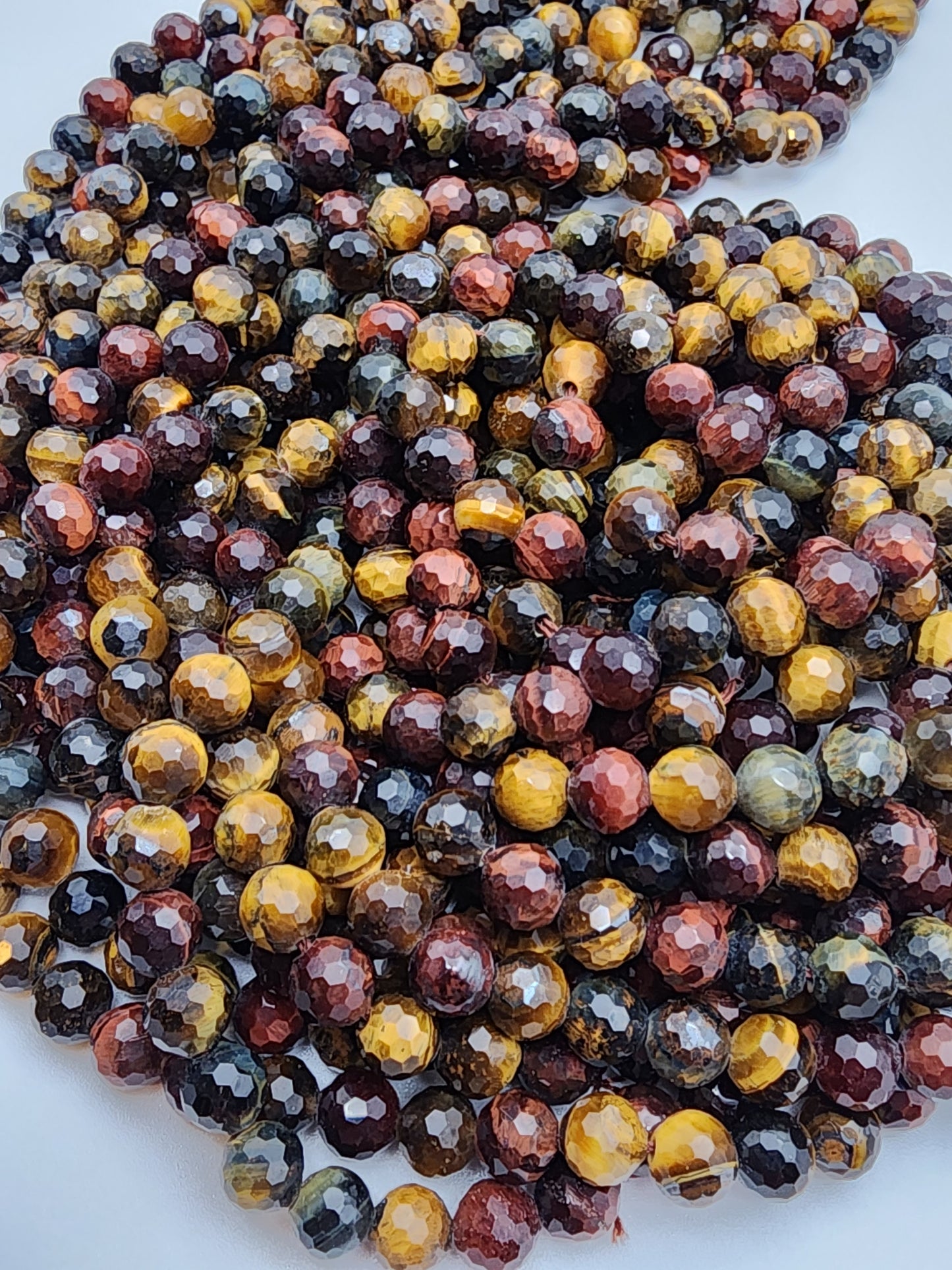 6mm Fac Tigers Eye Mixed Rnd