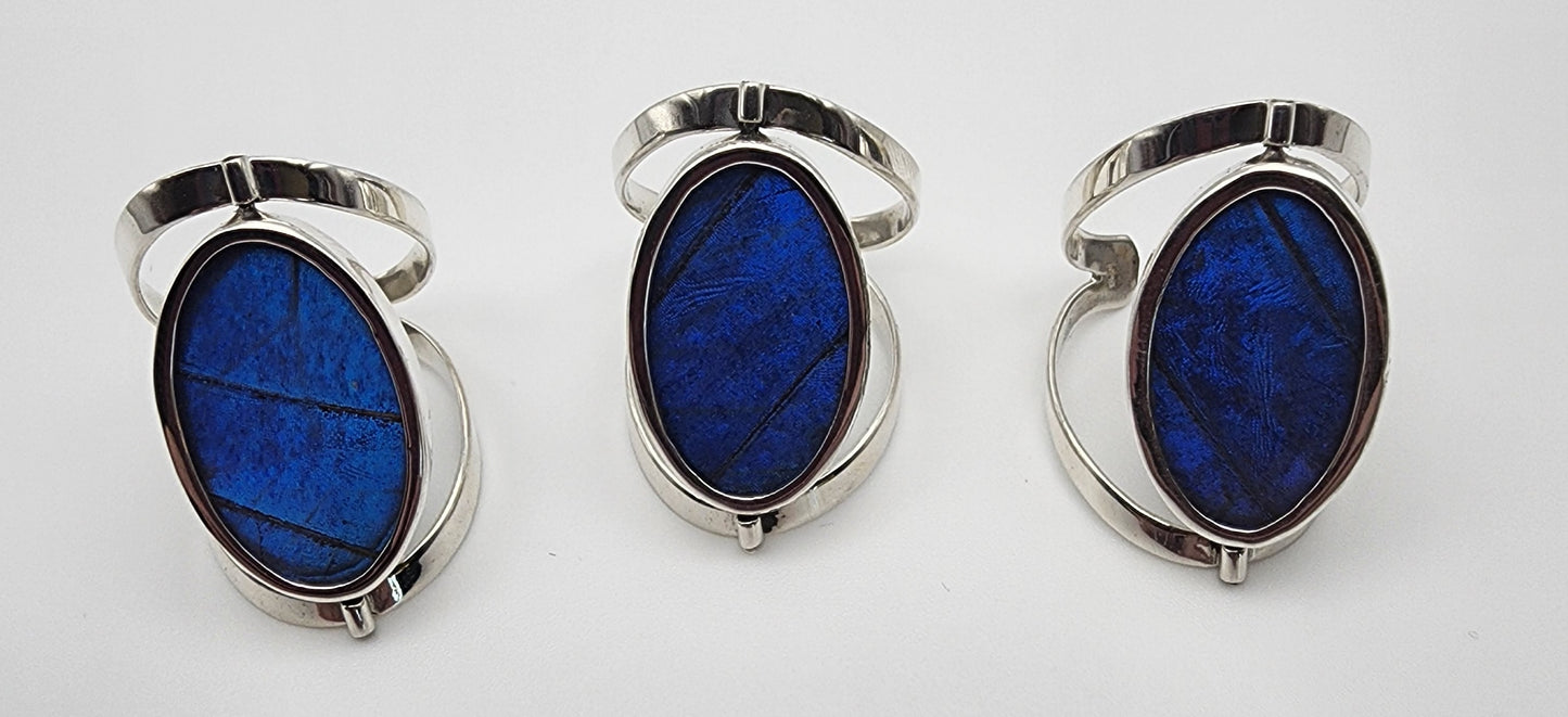 SS Butterfly Reversible Rings