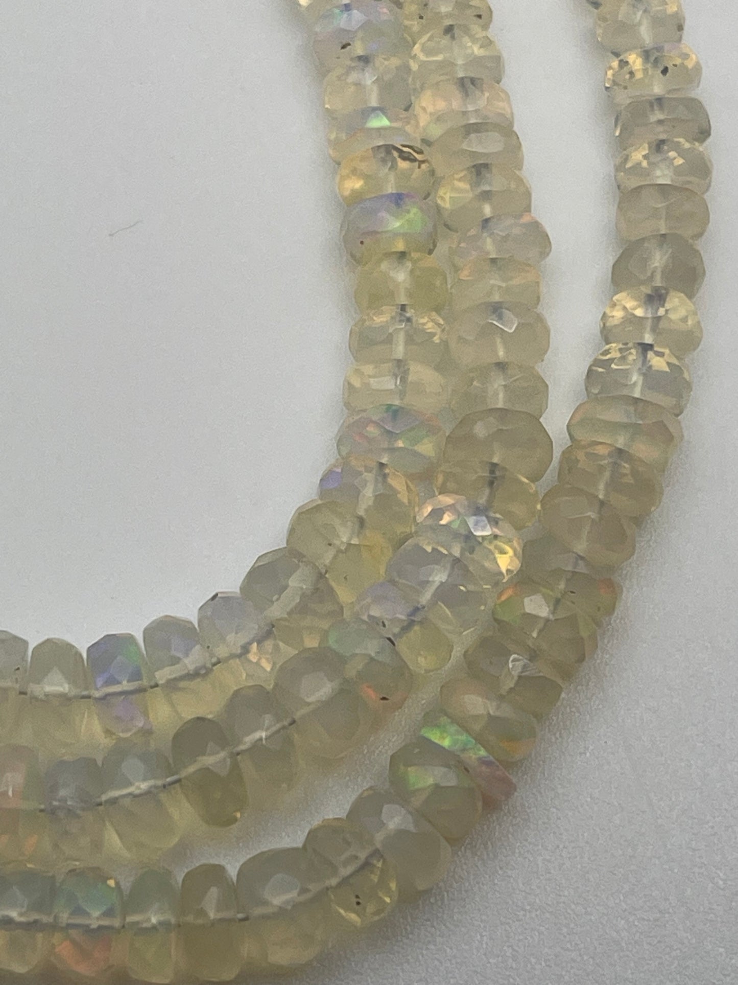 4-5mm Ethiopian Opal Graduated Bead Strand.