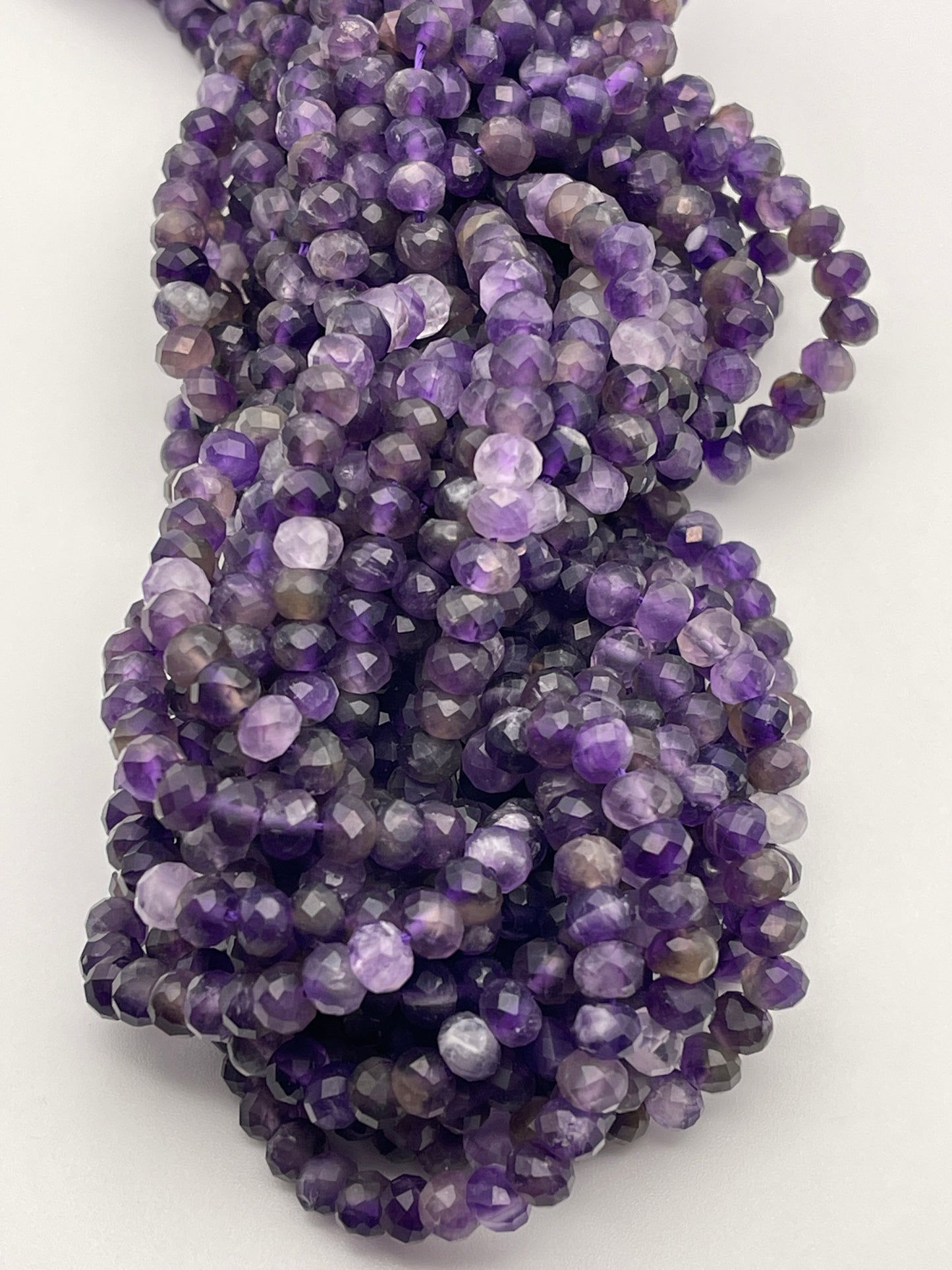 6mm Amethyst Fac Rondell