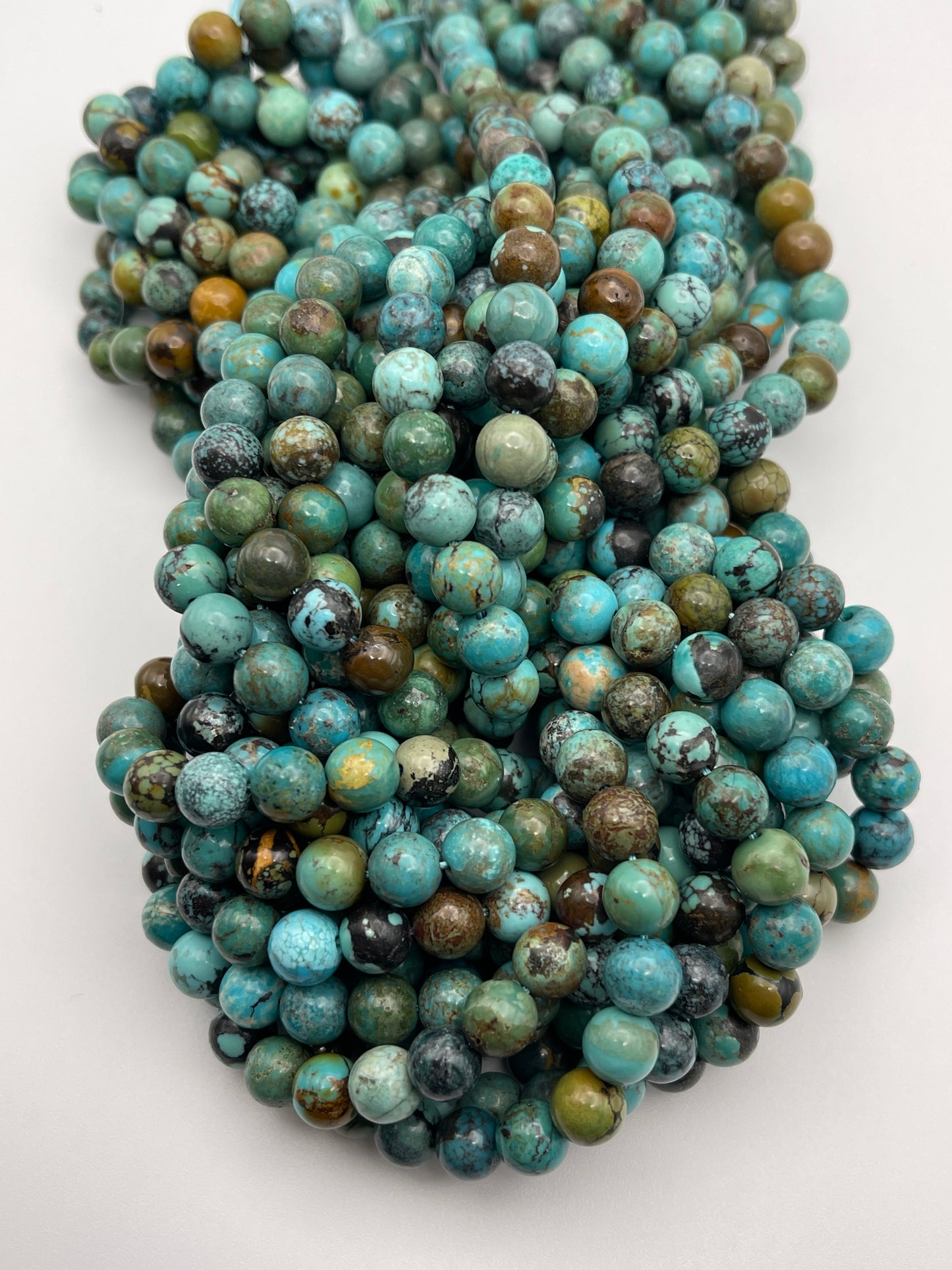 8mm Turquoise Rnd Smooth