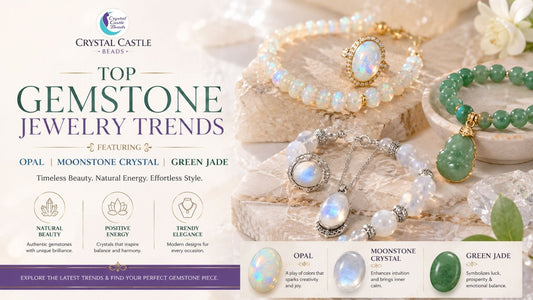 Opal Beads | Gemstone Jewelry | Moonstone Crystal