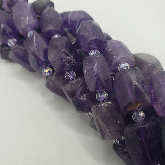 10 to 14mm Tube Amethyst.