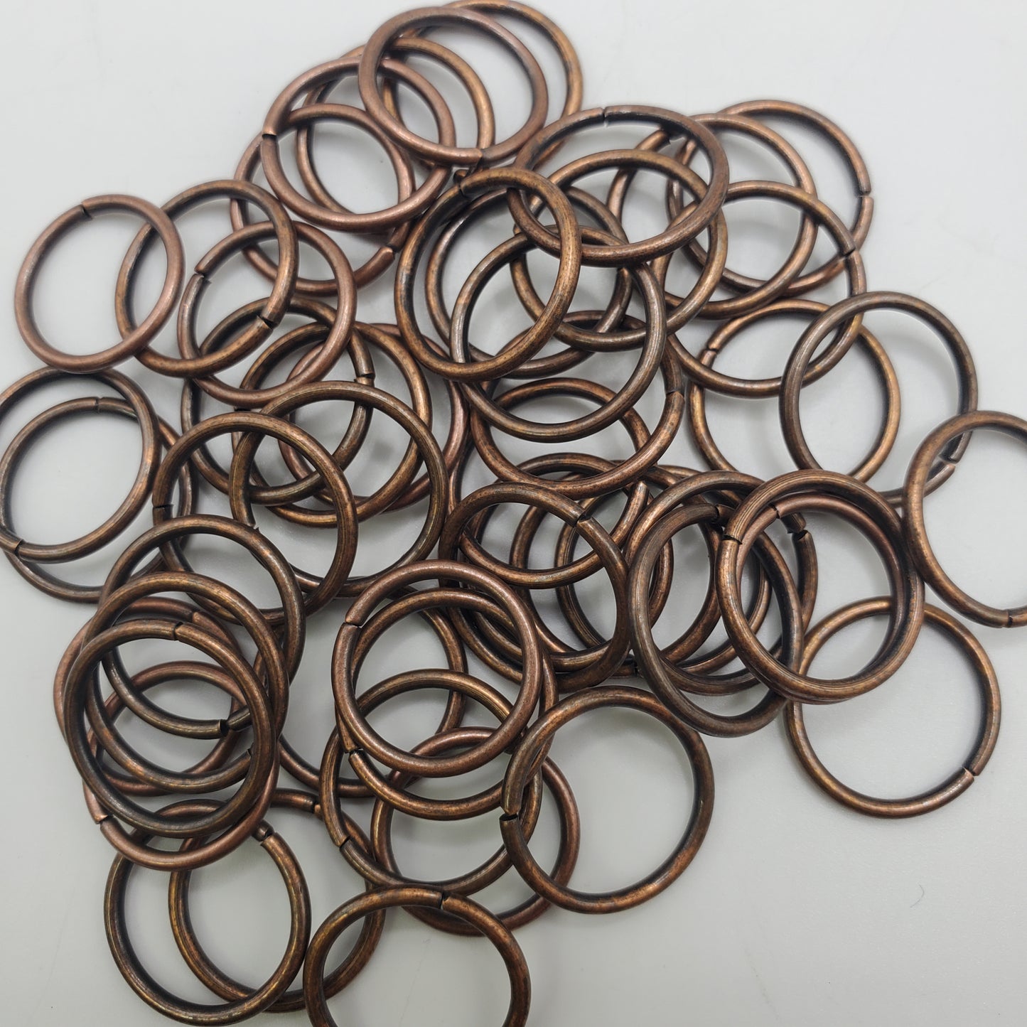 10mm Antique Copper Pewter Ring.