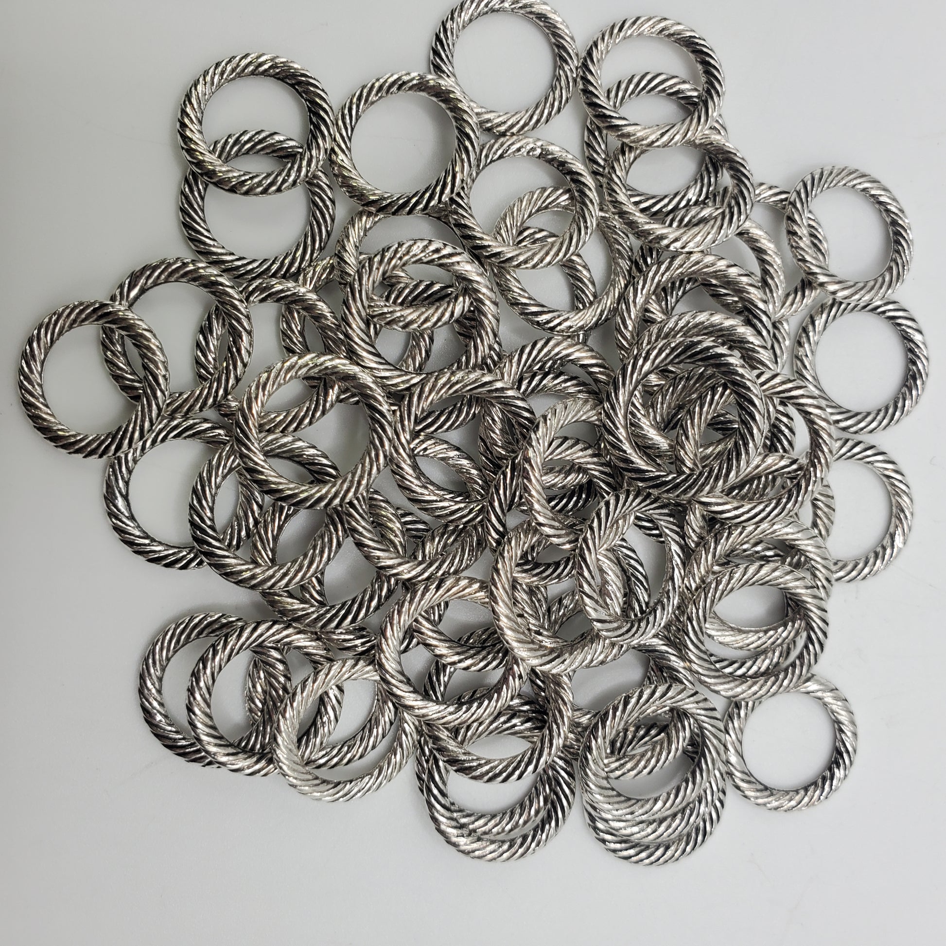 10mm Pewter Ornate Ring.