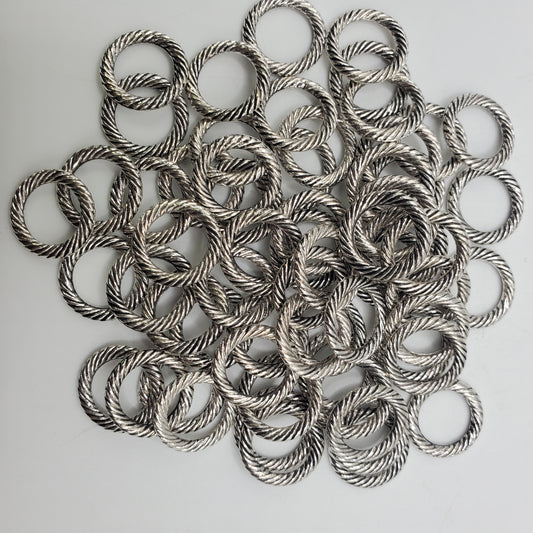 10mm Pewter Ornate Ring.