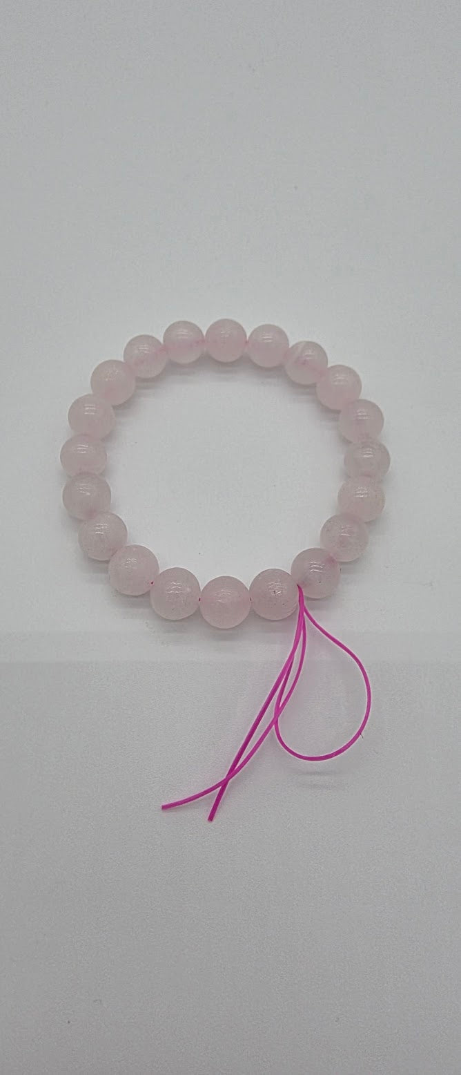 10mm Pink Calcite Stretch Bracelet.