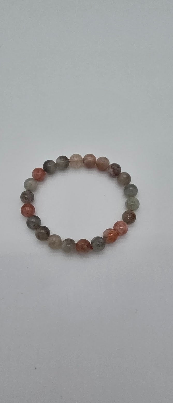 10mm Sunstone Stretch Bracelet.