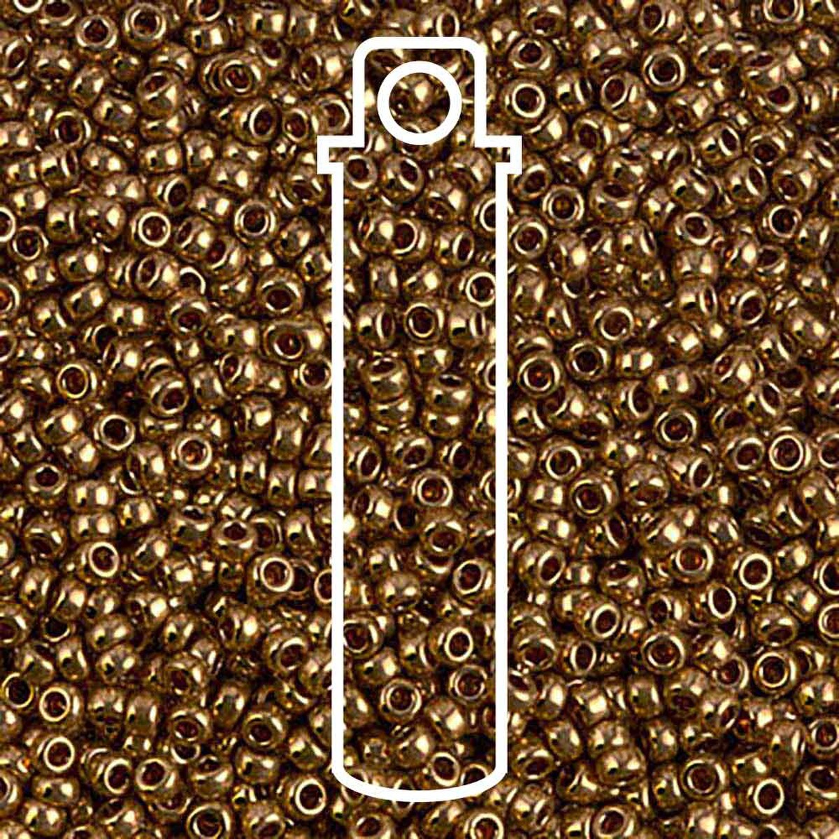 11/0 SEED BEAD MET LT BRONZE 11-9457L-TB.