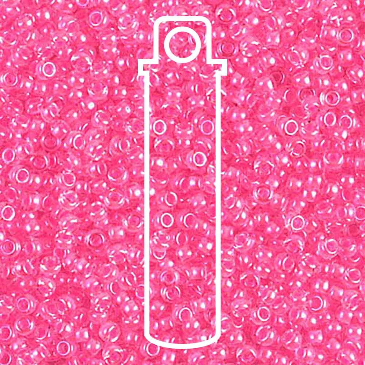 11/0 ROUND LUMINOUS COTTON CANDY-APPX 23.5GM/TB.