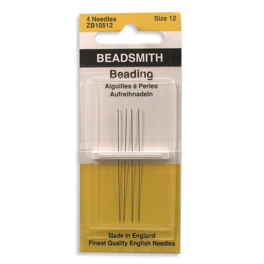 12 Beading Needles 4 Pack.