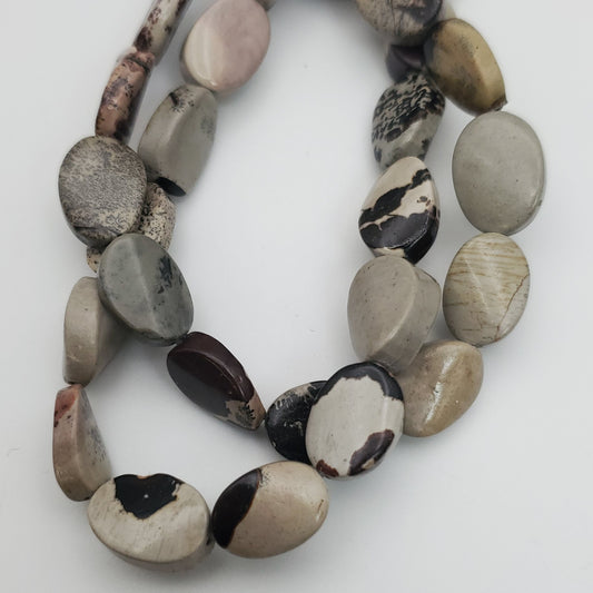 12mm Picture Jasper Curved.