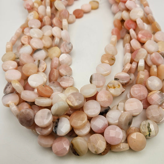 12mm Pink Opal Coin.
