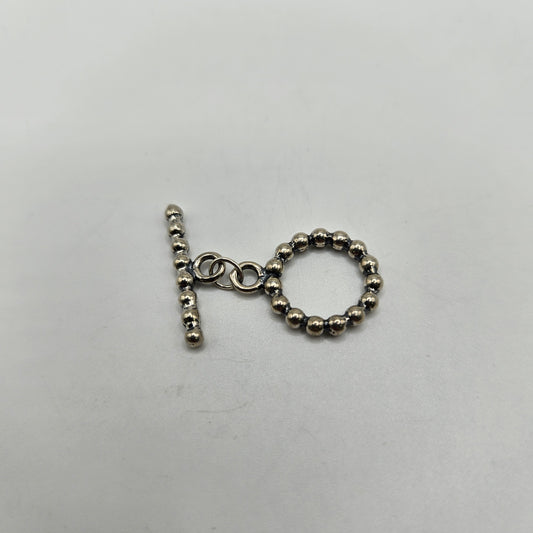 12mm Sterling Silver Ball Toggle Clasp.