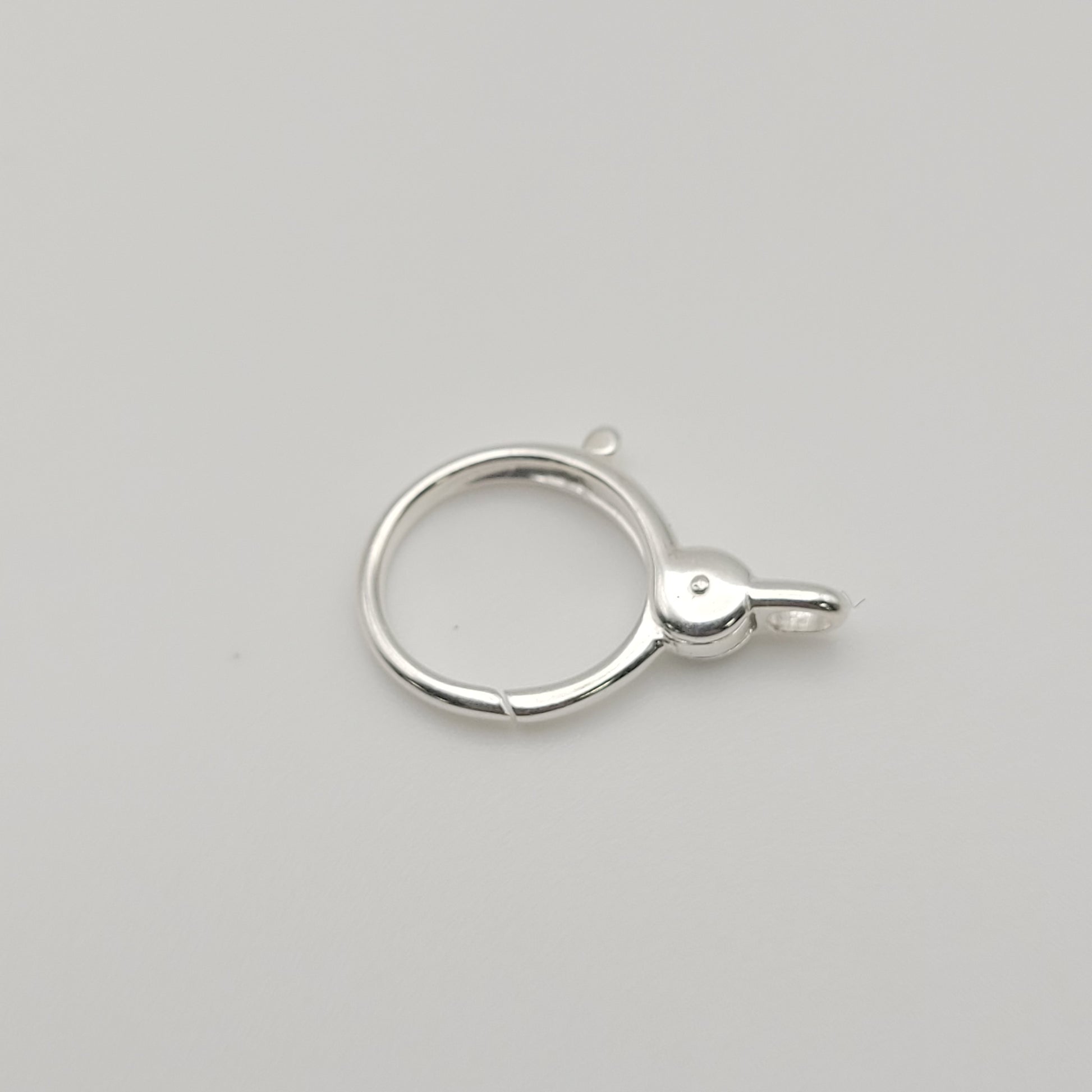 12mm Sterling Silver Ring Clasp.