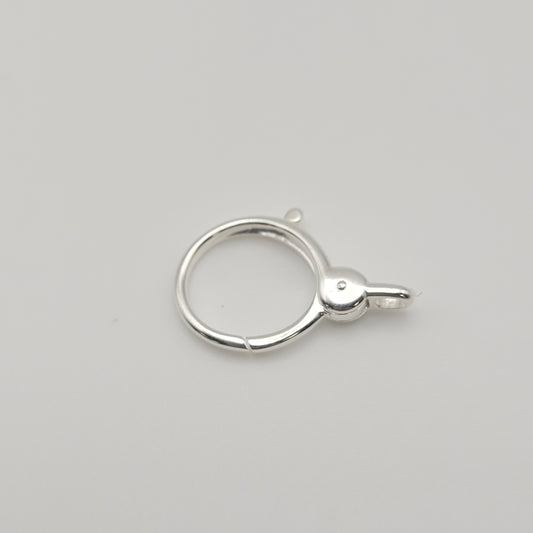 12mm Sterling Silver Ring Clasp.
