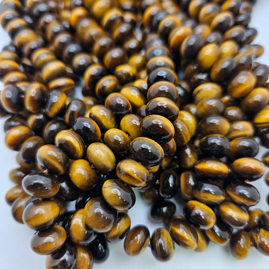 12mm Tiger's Eye Rondelle.