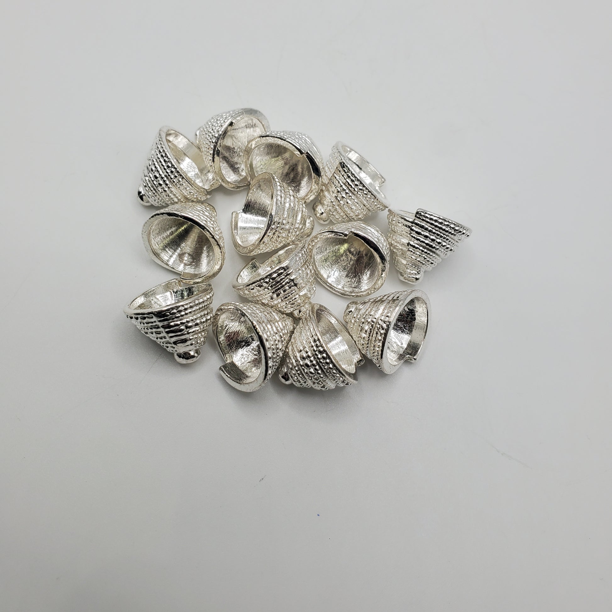 12x10mm Pewter Shell End Cap.
