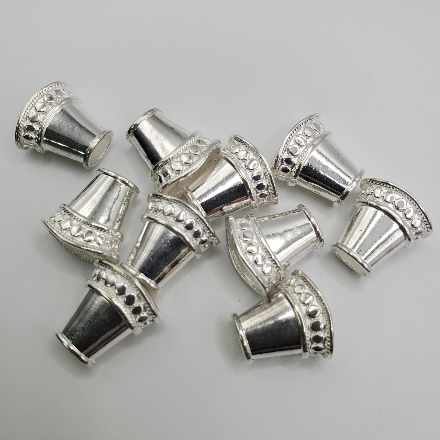 12x16 Pewter Ornate Flat Cone.