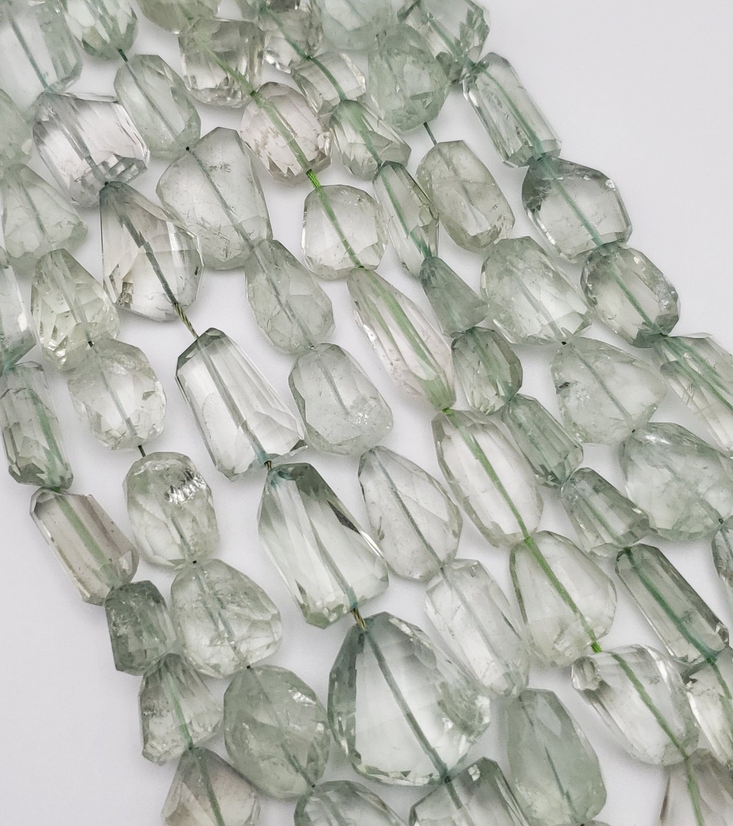 14 to 16mm Green Amethyst Chunk.