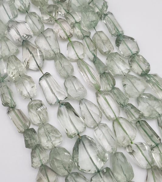 14 to 16mm Green Amethyst Chunk.