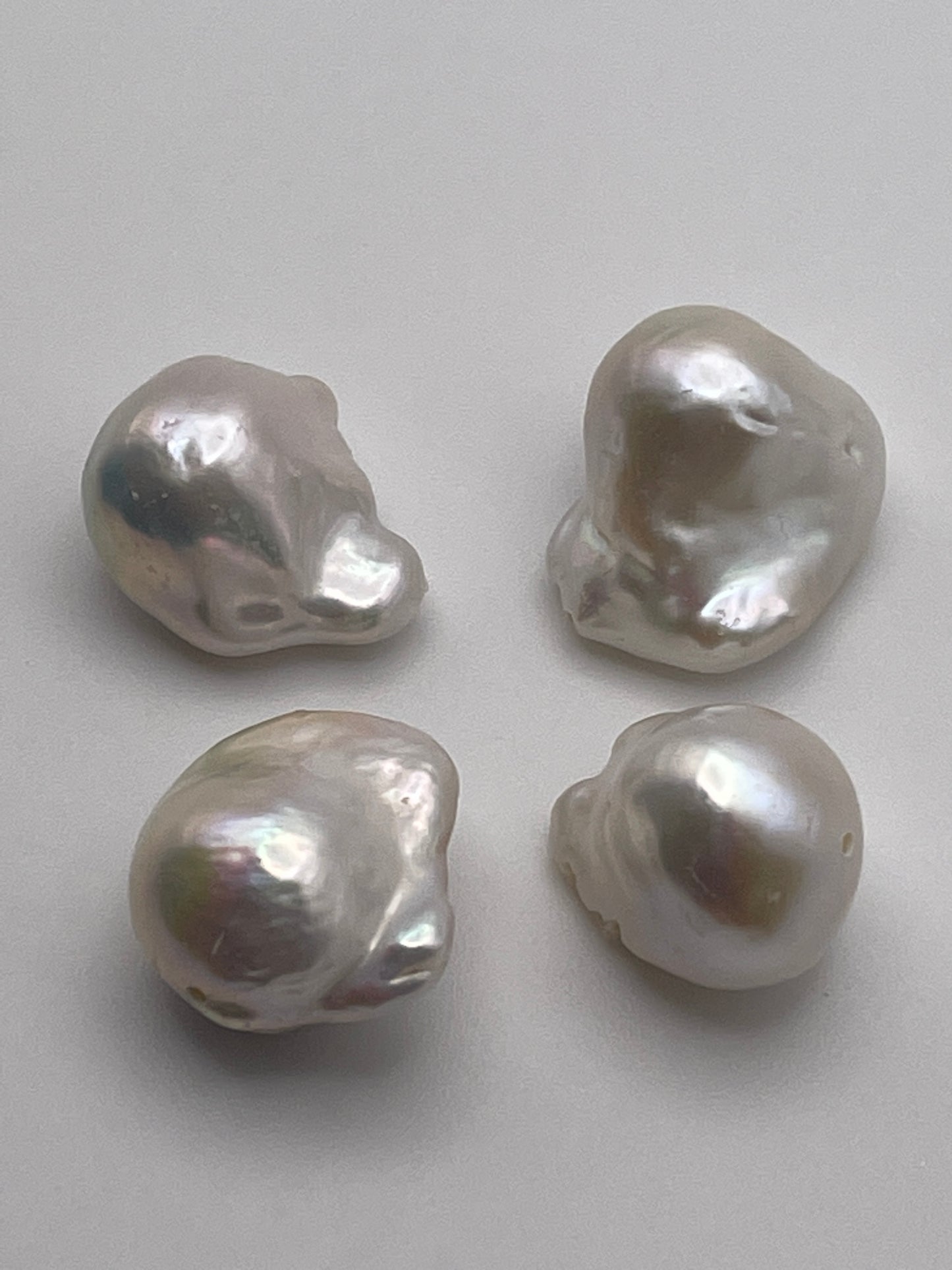 14-18mm White Baroque Pearls Sold Individually.