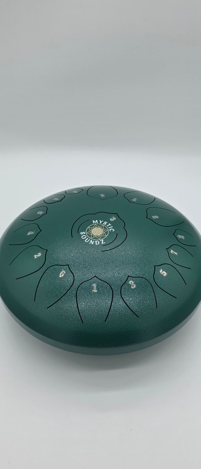 14 inch Green Tongue Drum.
