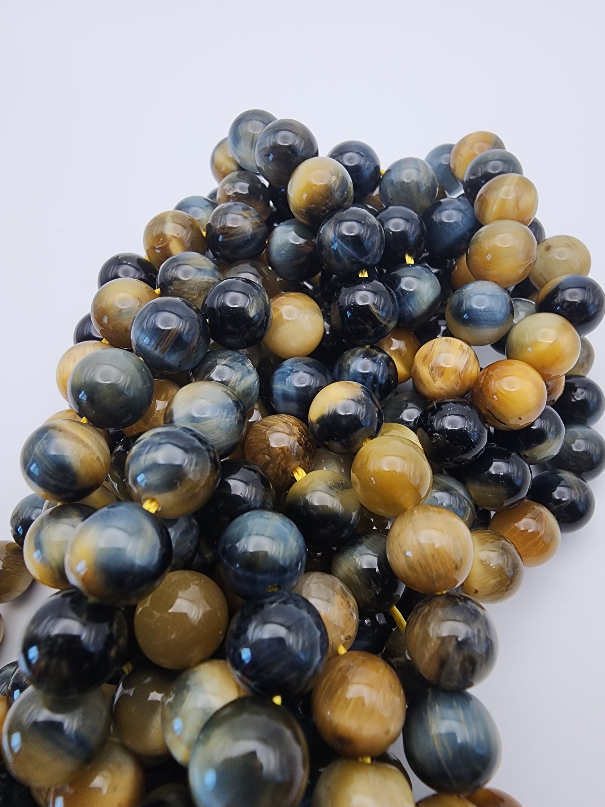 8mm Yellow Tiger's Eye Round