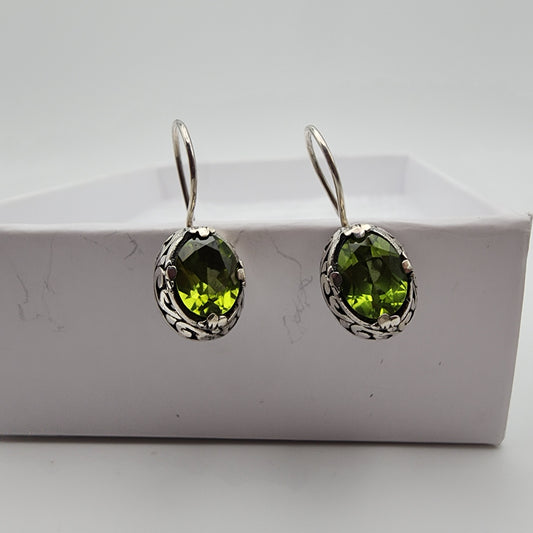 SS Peridot Earrings