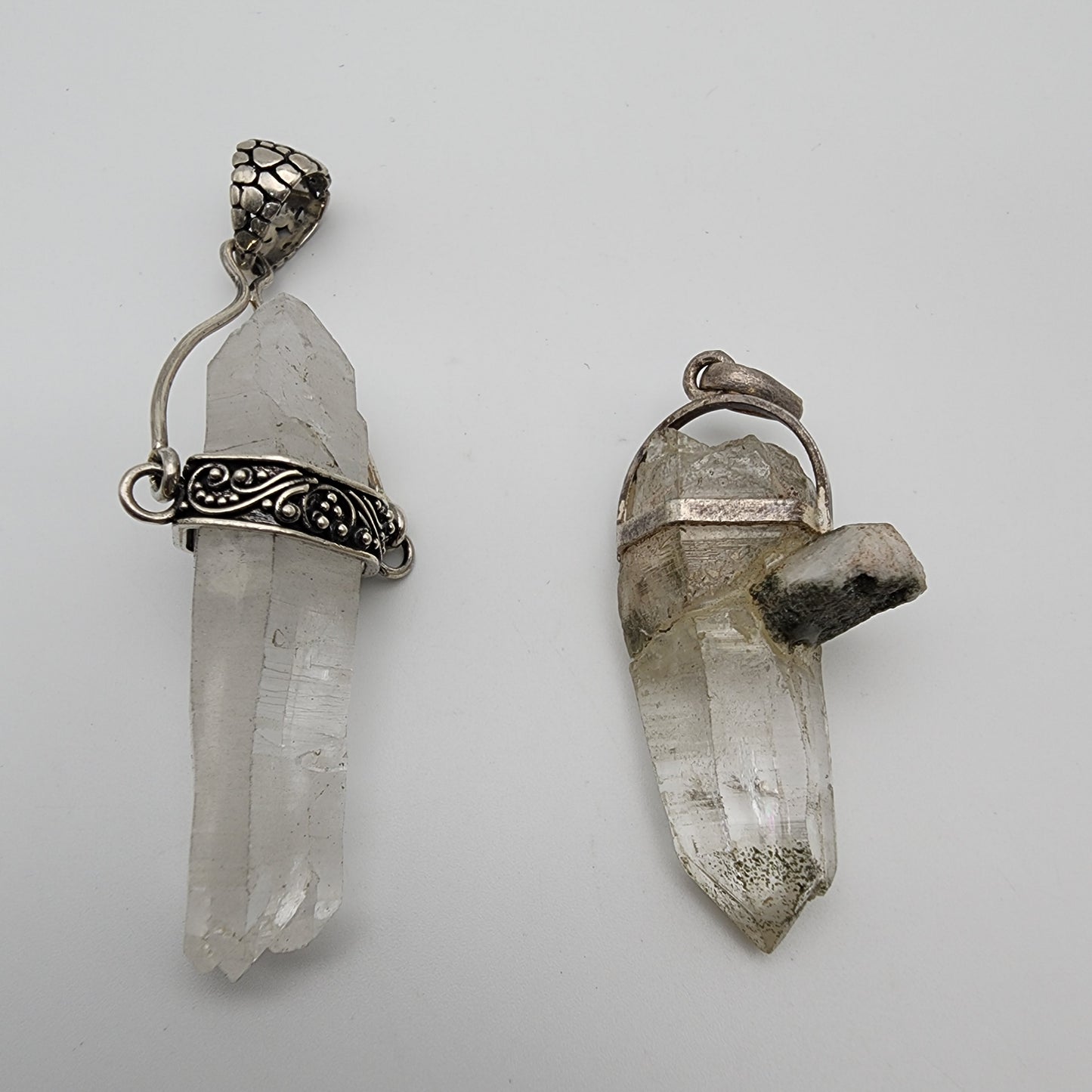 SS Quarts Point Pendant