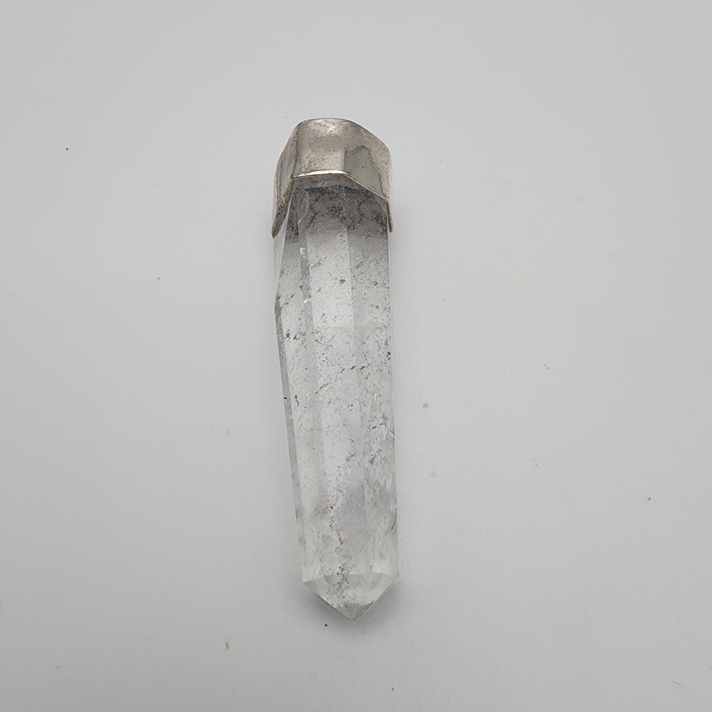 SS Quartz Point Pendant