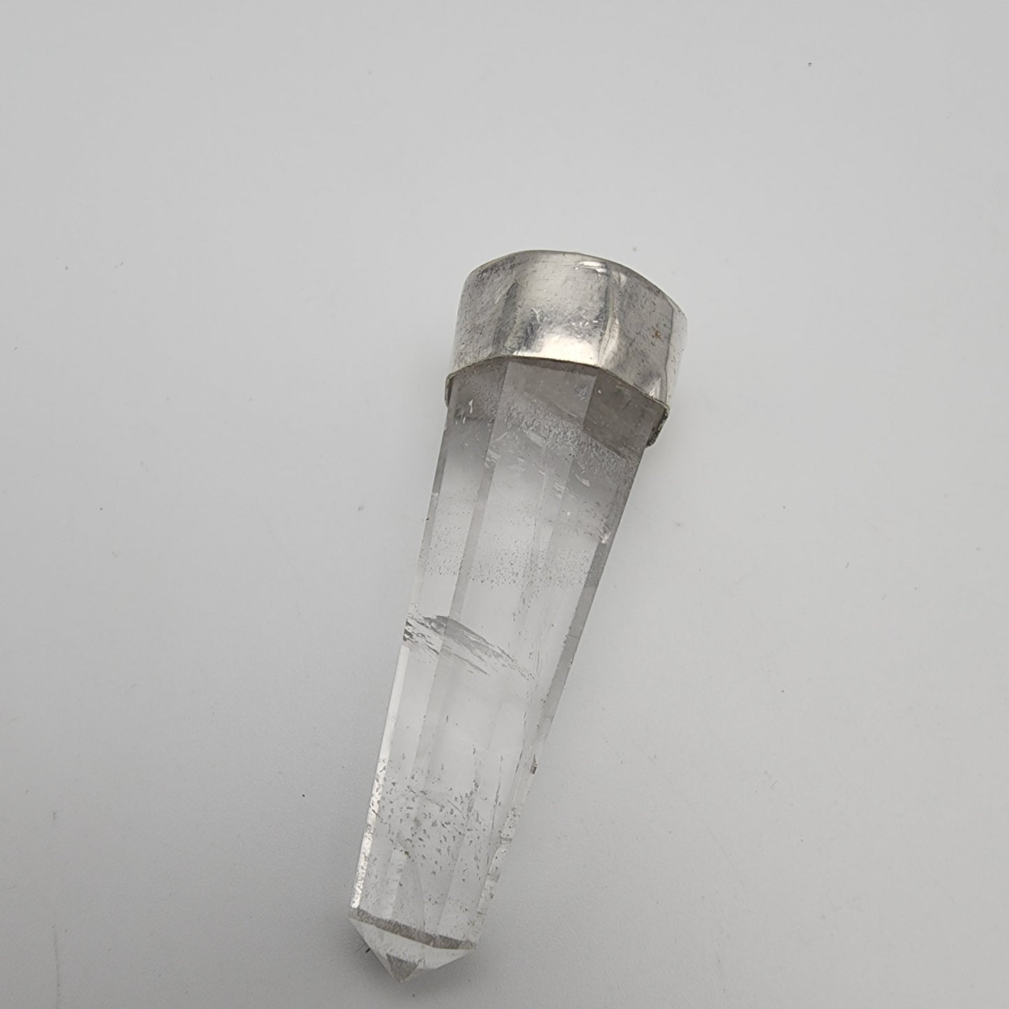 SS Quartz Point Pendant