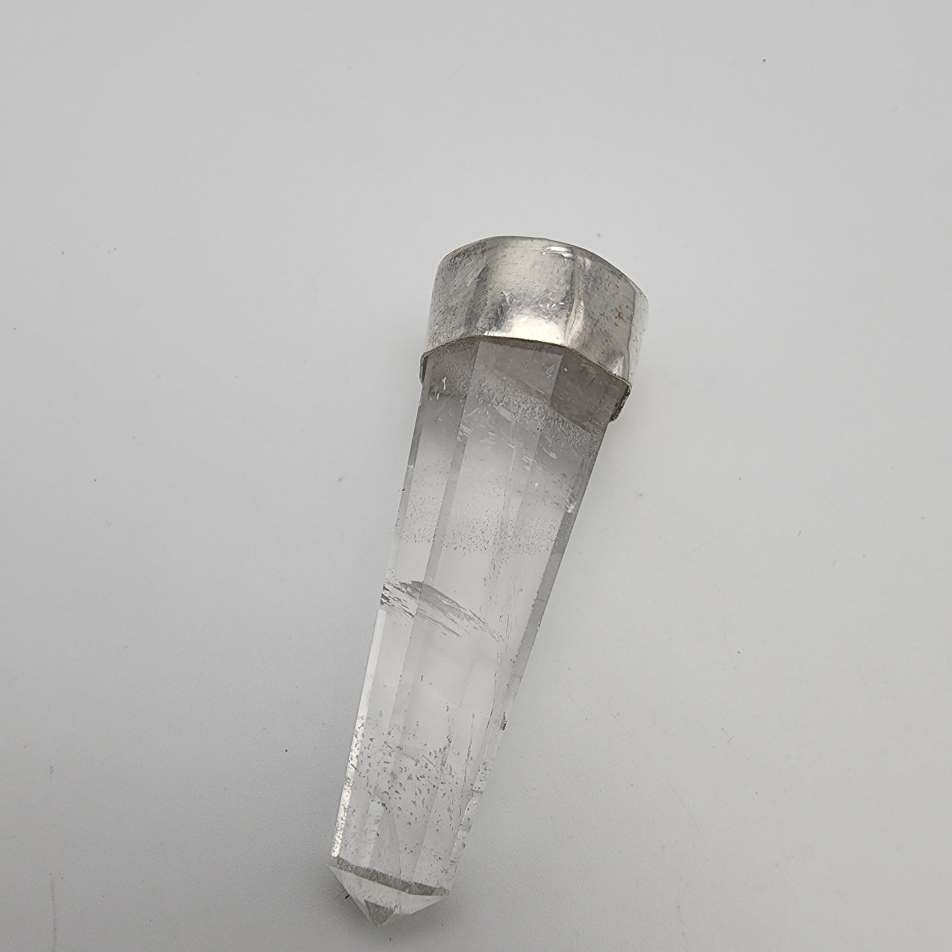 SS Quartz Point Pendant