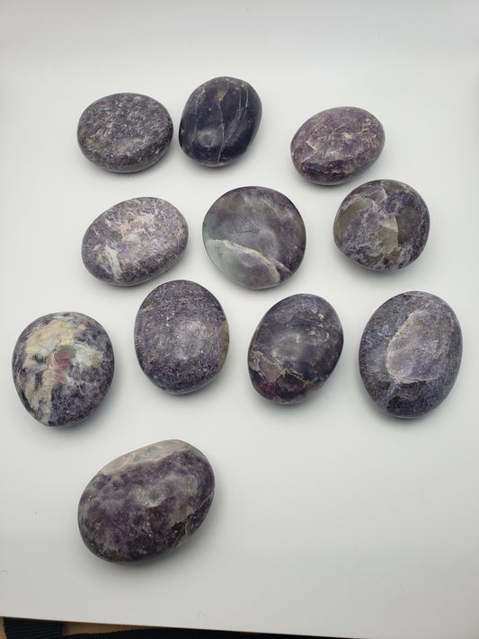 Lepidolite Large Tumbled Gemstone