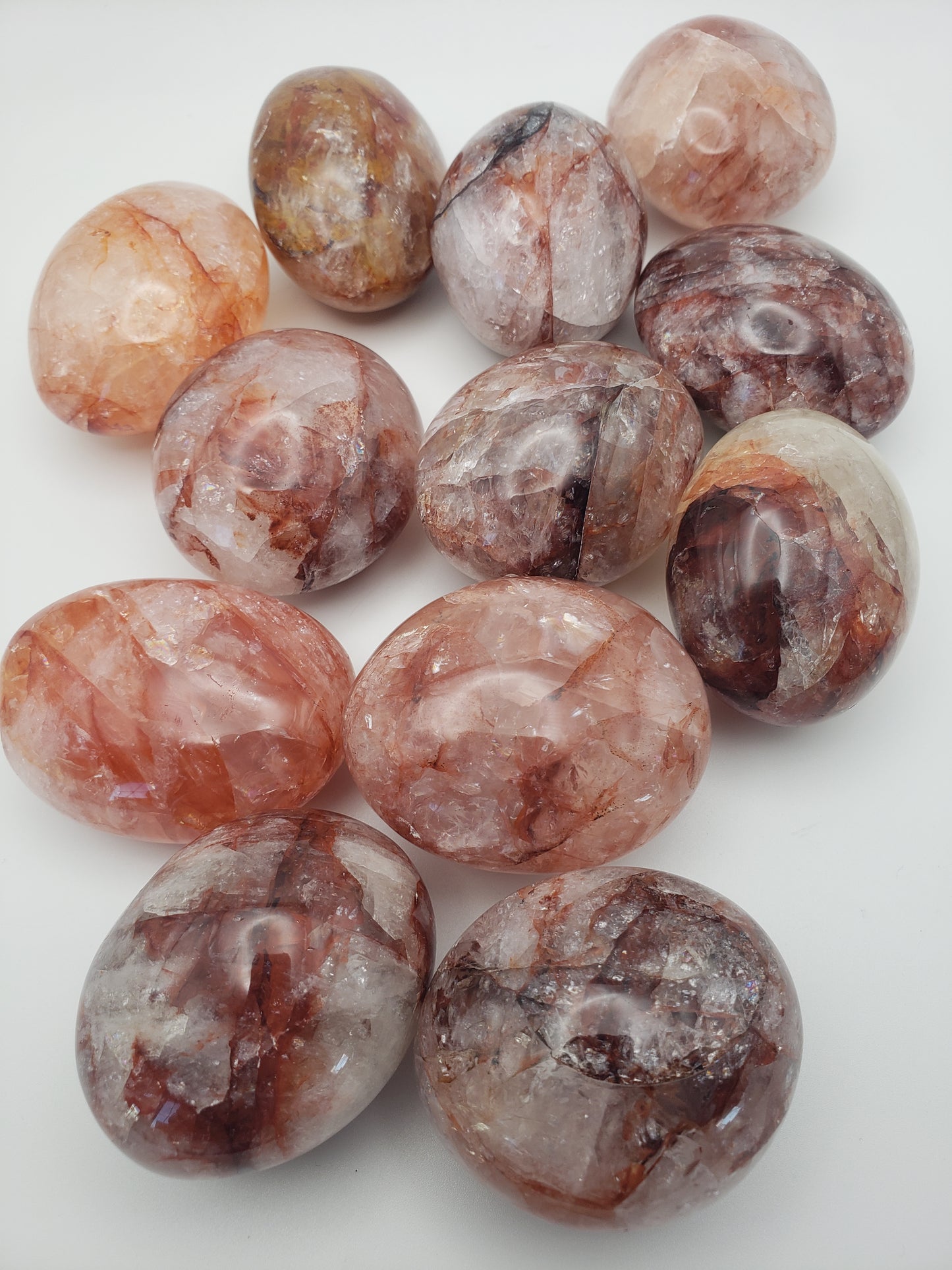Hematoid Quartz Large Tumbled Gemstone