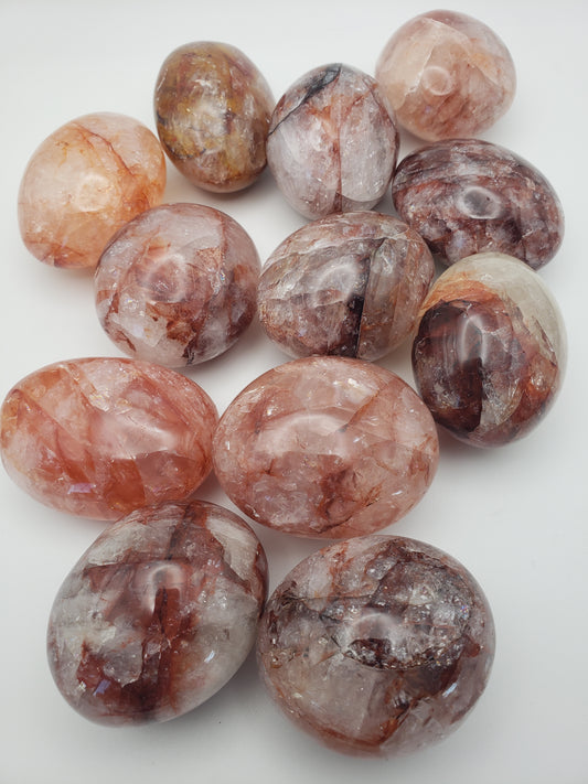 Hematoid Quartz Large Tumbled Gemstone