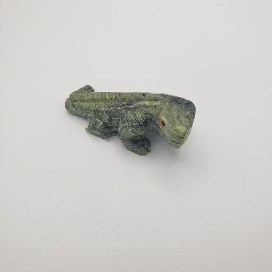 Small Lizard Carving