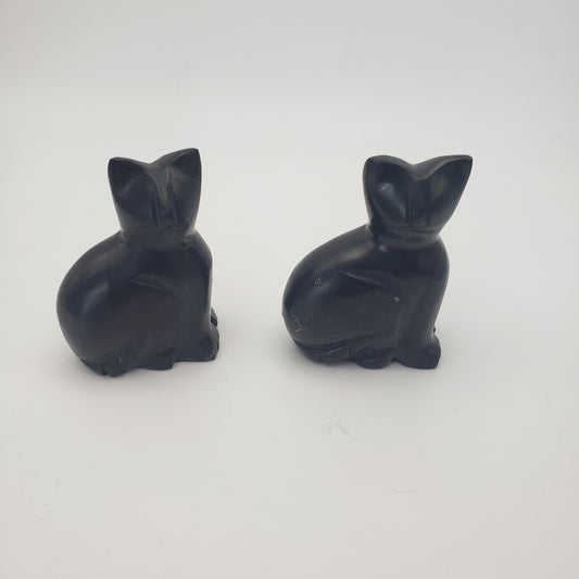 Shangite Cat Carving