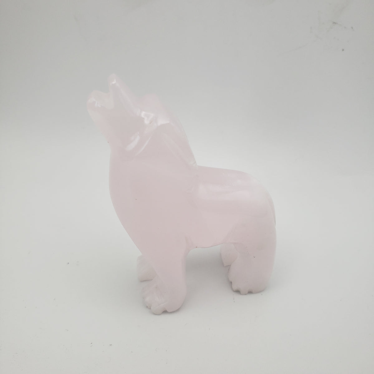 Large Wolf Carving