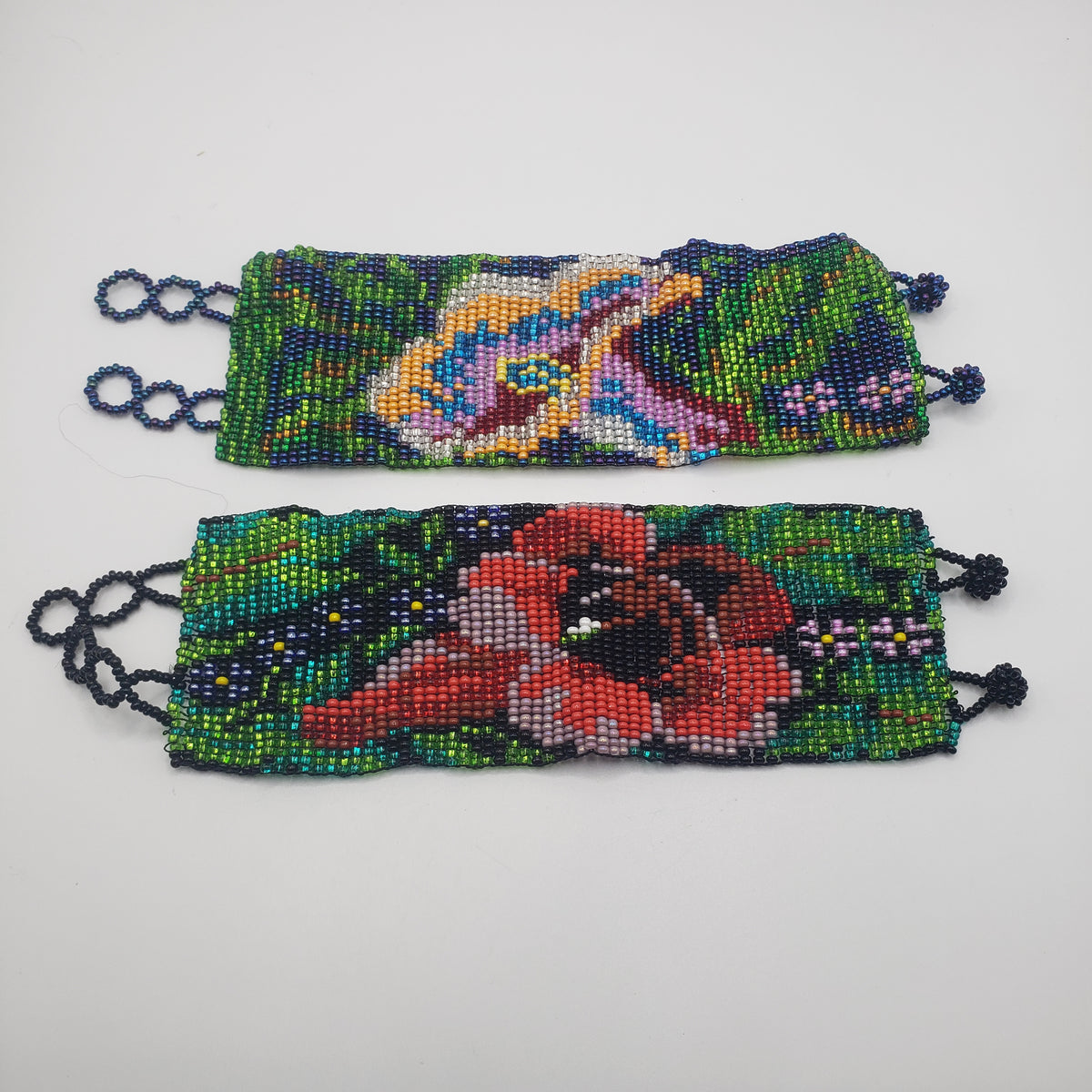 Floral Bracelet Seed Bead