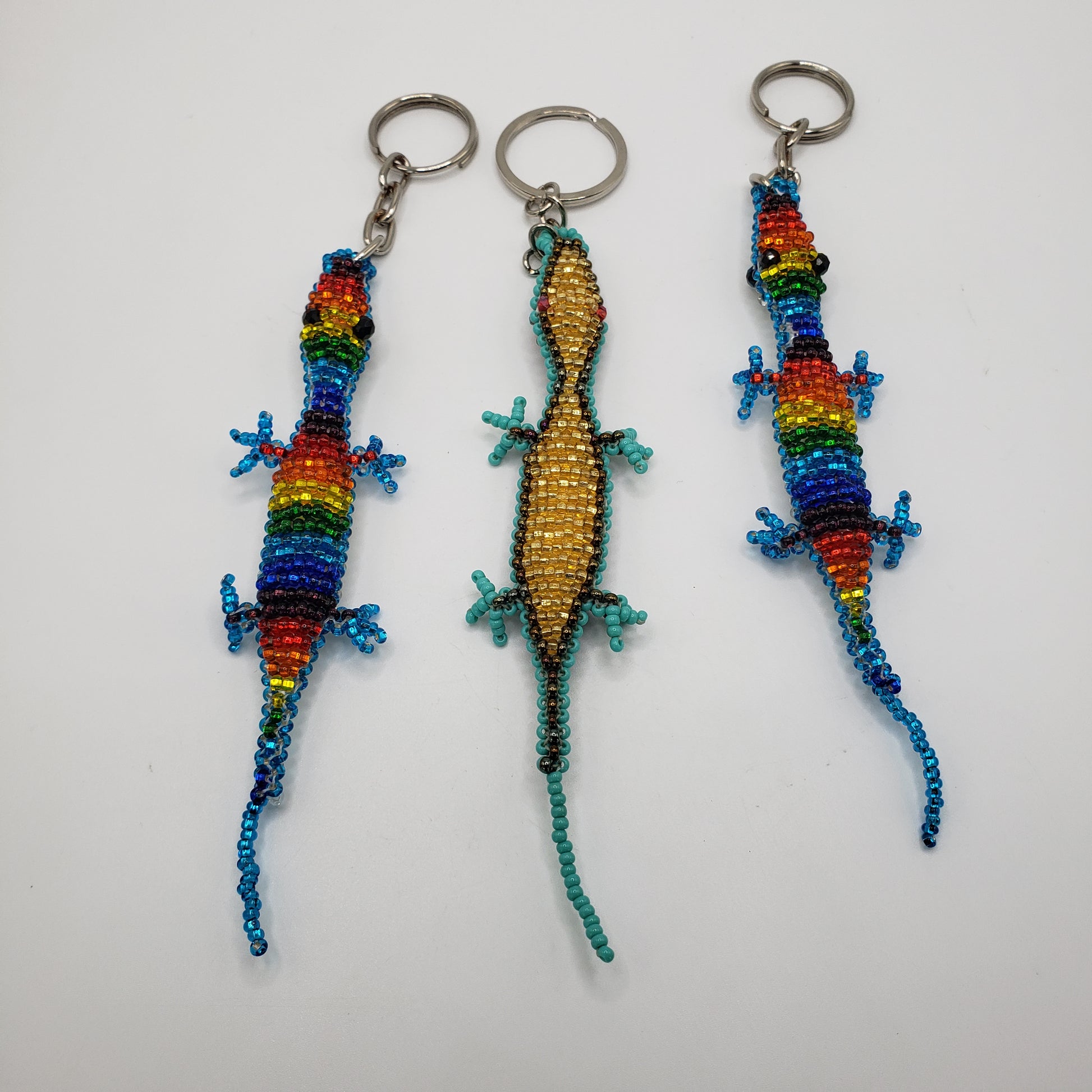 Lizard Keychain Seed Bead