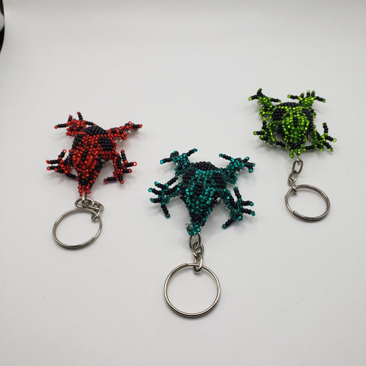 Frog Keychain Seed Bead