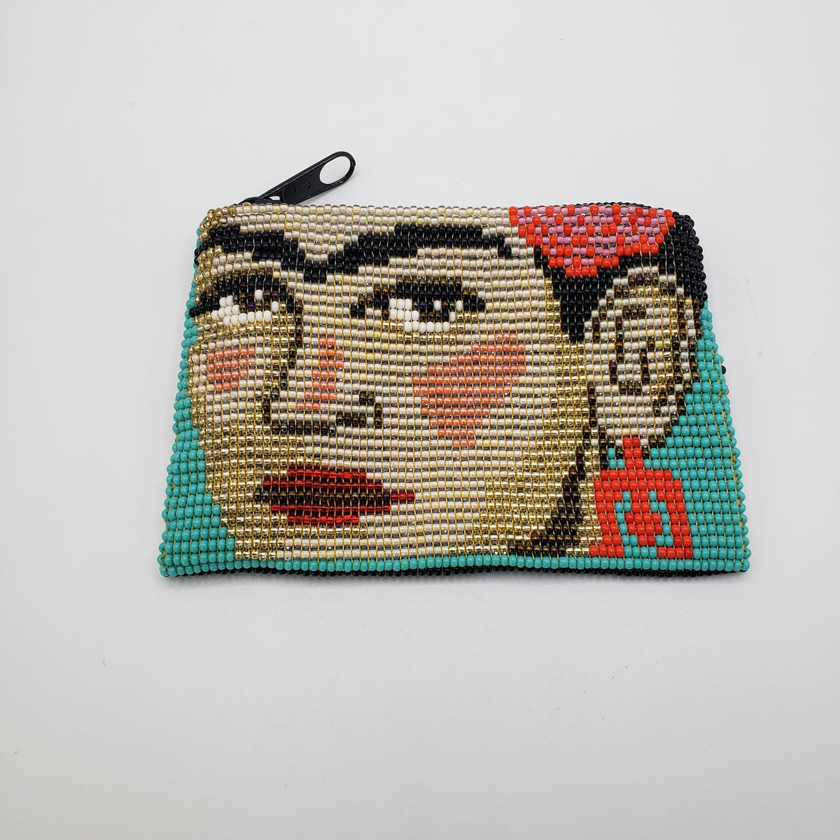 Frida Kahlo Coin Bag Seed Bead