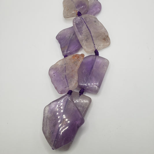 Amethyst Chunk Single Bead